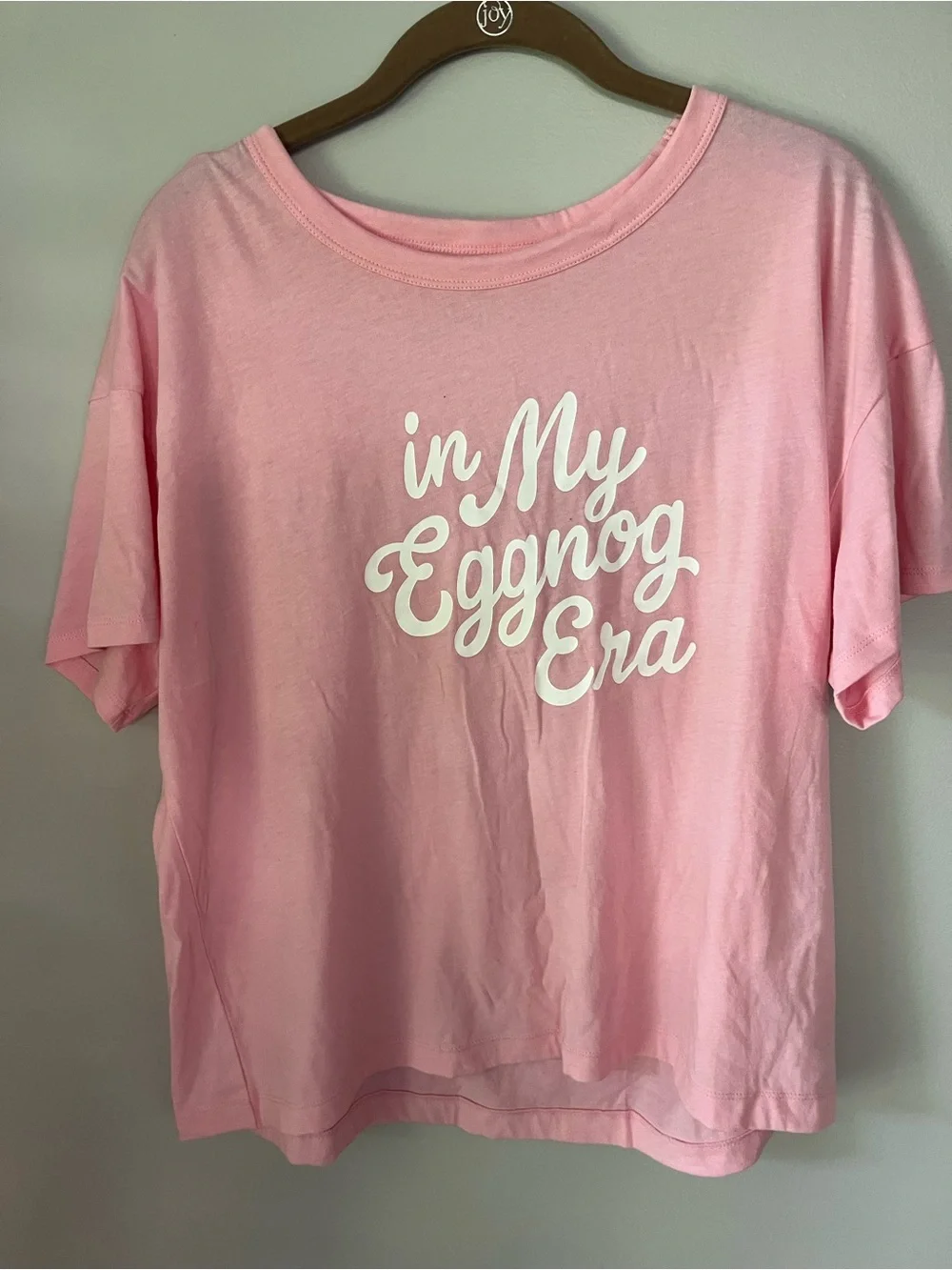 Old Navy Pink Holiday Pajama Set with Festive Print